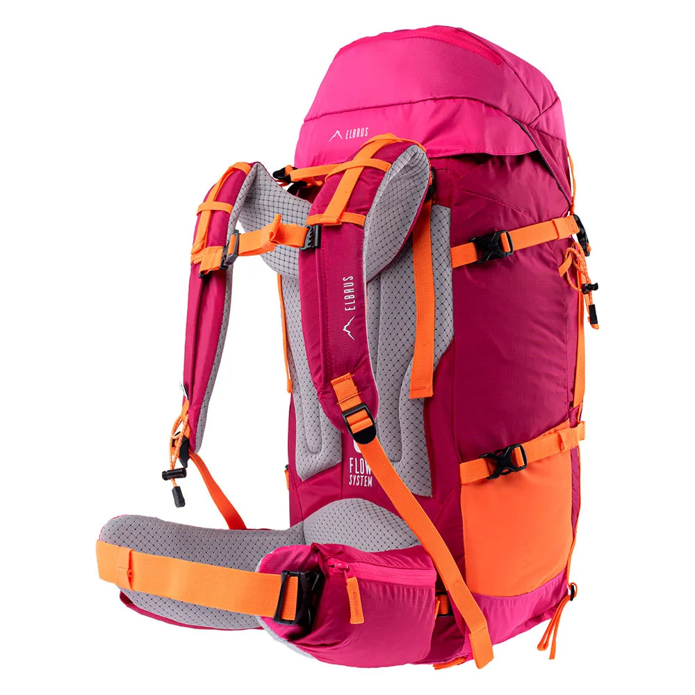 Elbrus Montana 45l Ryggsäck, Pink peacock / granita / bright marigold