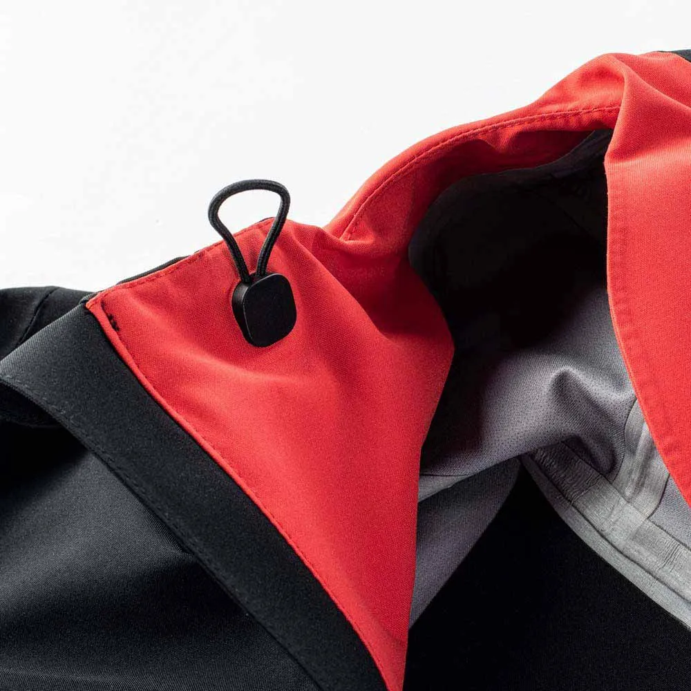 Elbrus Montoni Softshelljacka, Black / flame scarlet Elbrus Montoni Softshelljacka, Black / flame scarlet
