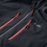 Elbrus Montoni Softshelljacka, Black / flame scarlet