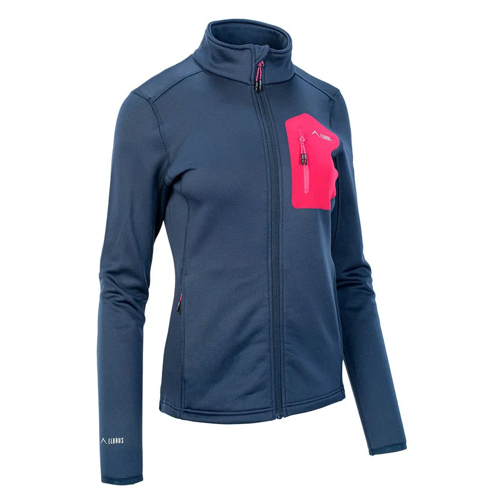 Elbrus Nomi Fleecetec Sweatshirt Med Dragkedja