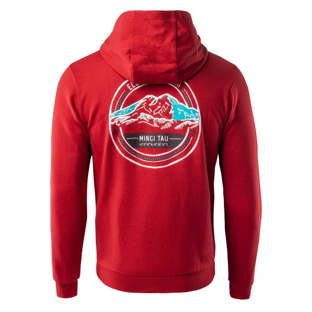 Elbrus Reinar Sweatshirt Med Dragkedja, Chinese red