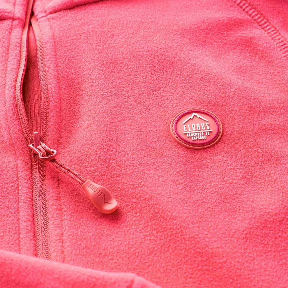 Elbrus Rivoli Ii Fleecejacka Med Dragkedja, Paradise pink / cerise
