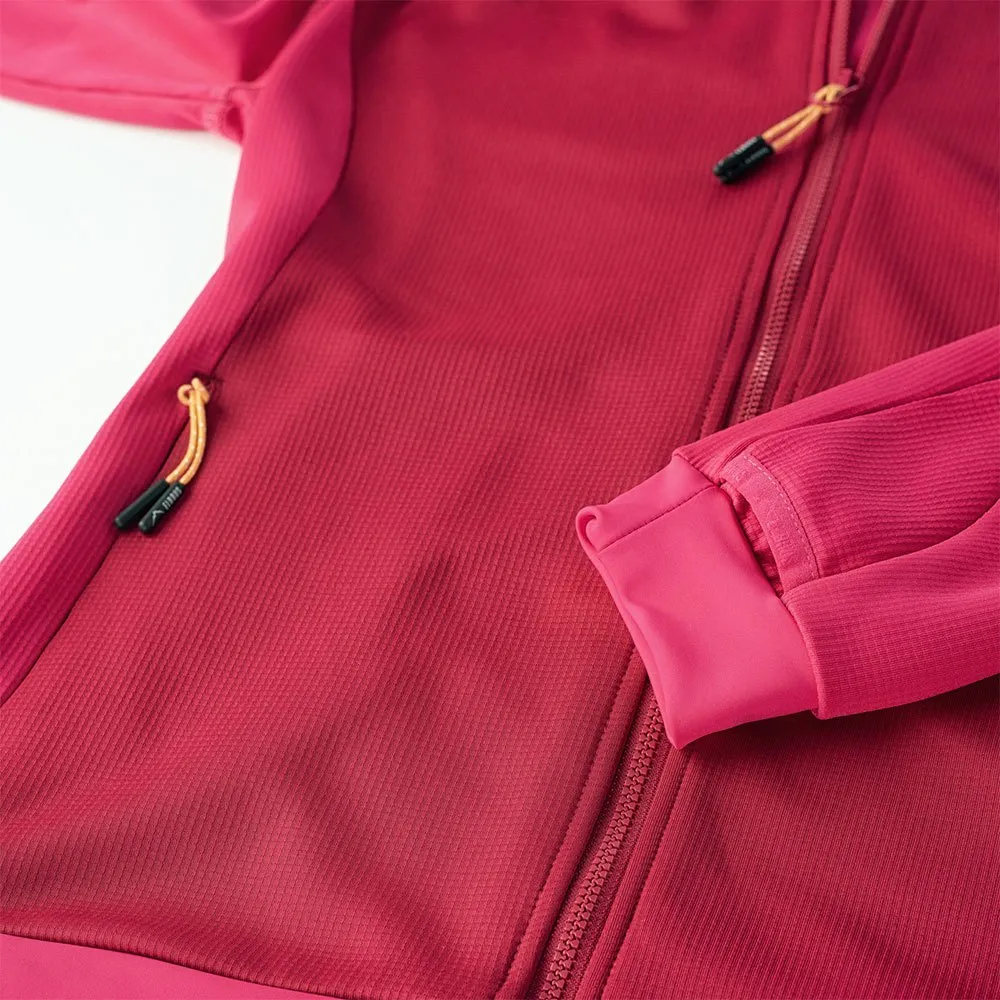 Elbrus Roen Sweatshirt Med Dragkedja, Pink peacock / granita Elbrus Roen Sweatshirt Med Dragkedja, Pink peacock / granita