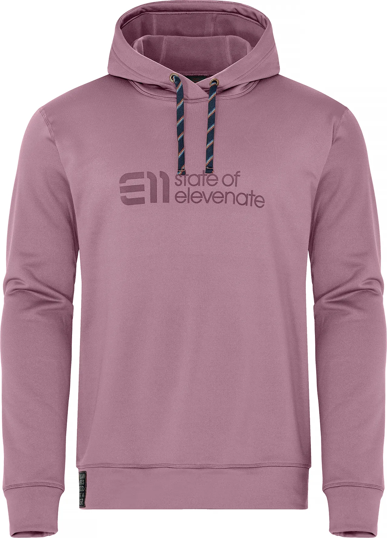 Elevenate Logo Hood, Pink Dawn