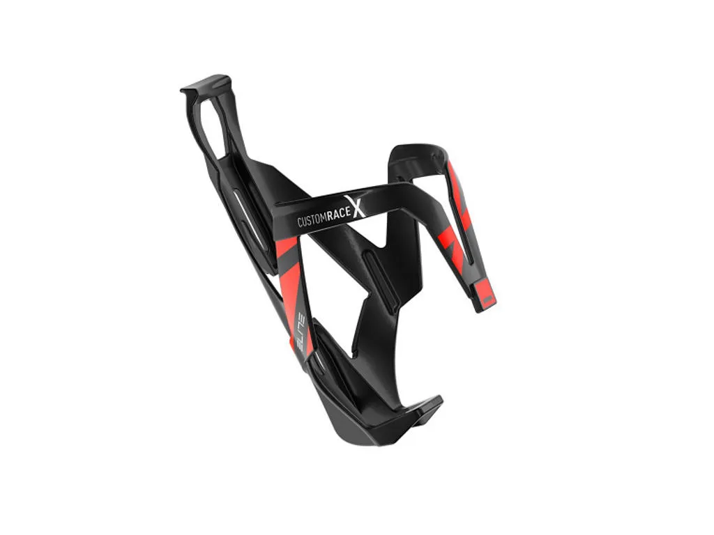 Elite Custom Race X flaskhållare blank svart/röd, Röd/Svart