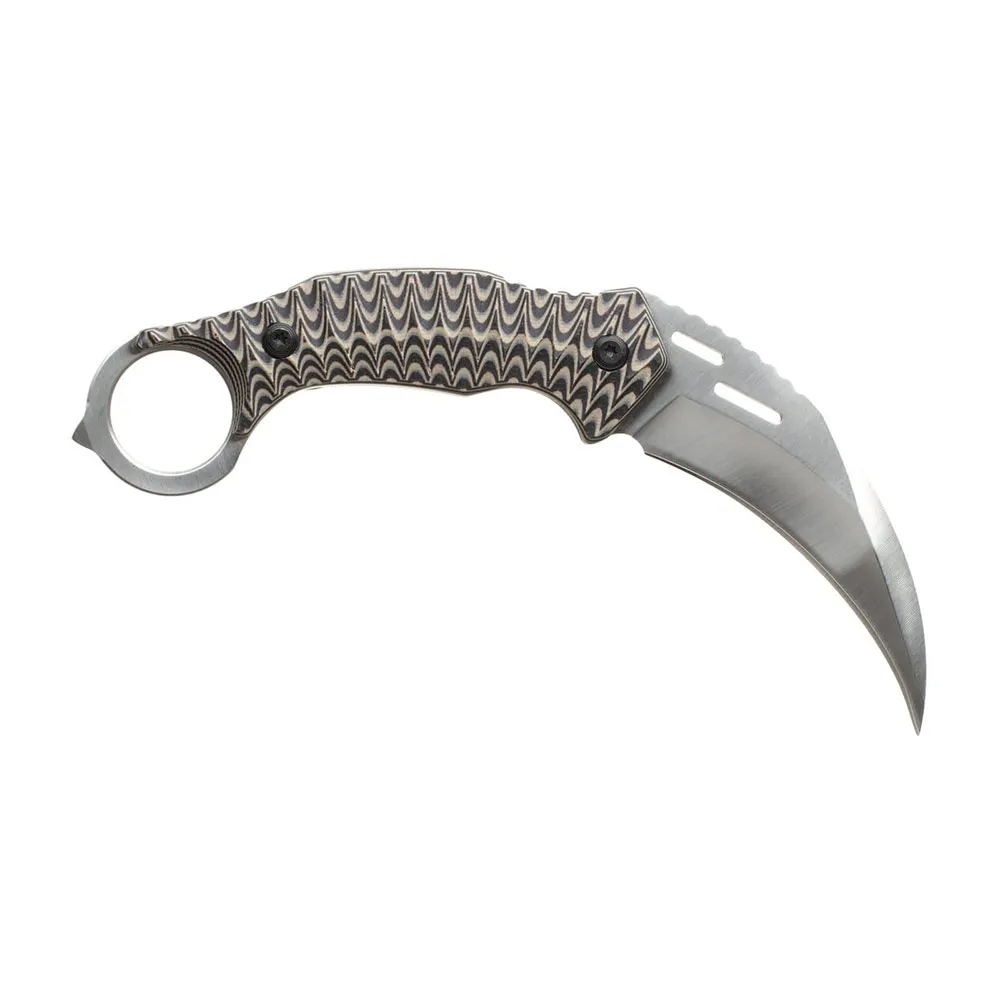 Elite Ef715 Fixed Blade Kniv, Silver, One Size
