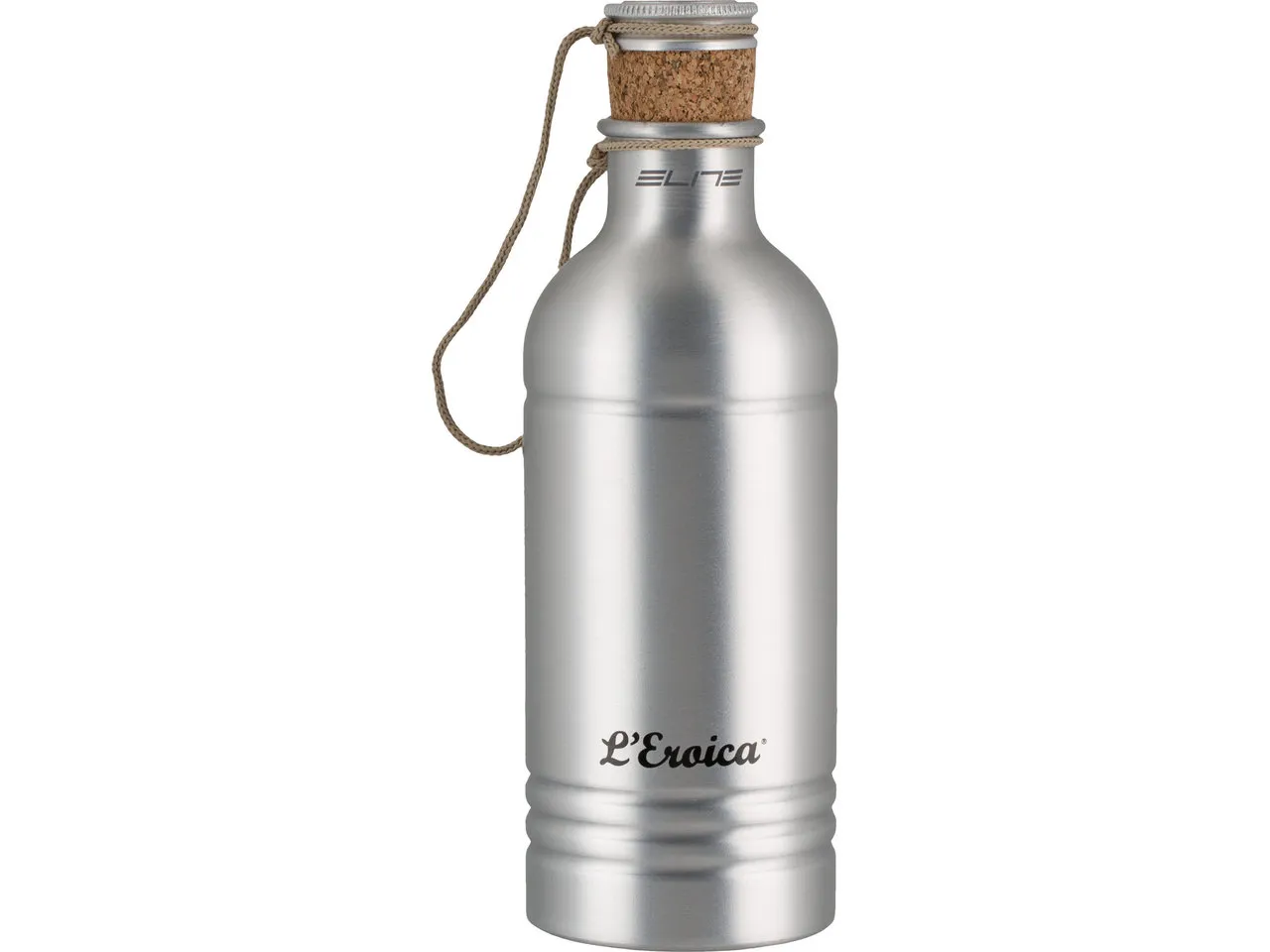 Elite L´Eroica Trinkflasche 600 ml, Silver