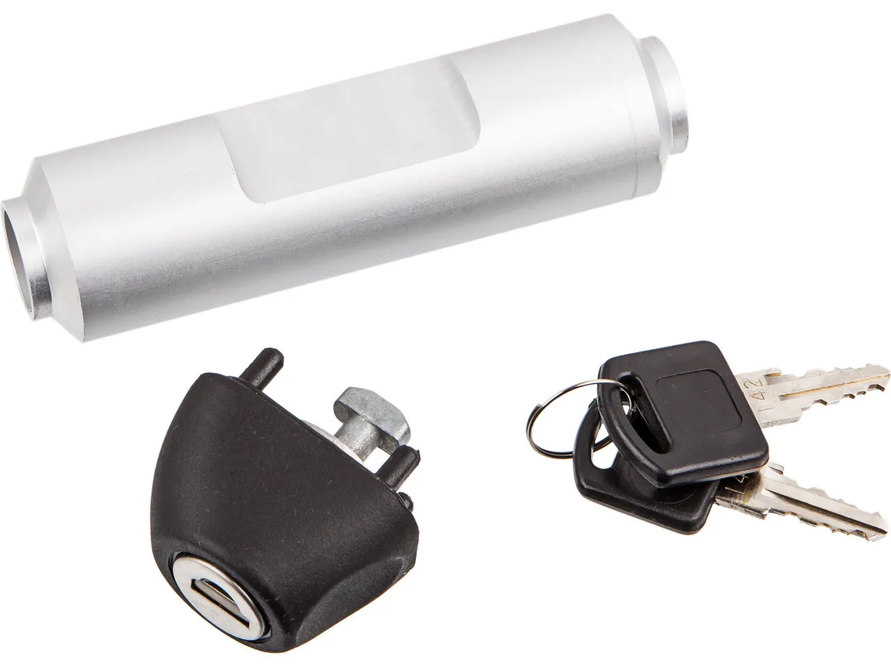Elite Steckachs-Adapter für Sanremo Lock Fahrradhalter, Silver / black, 12 x 100mm Elite Steckachs-Adapter für Sanremo Lock Fahrradhalter, Silver / black, 12 x 100mm