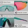 Elite Vision One Sports Polariserade Solglasögon unisex, Green, One Size