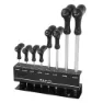 Eltin Allen Skiftnycklar Med Runt Huvud 8 Enheter, Black / silver, One Size