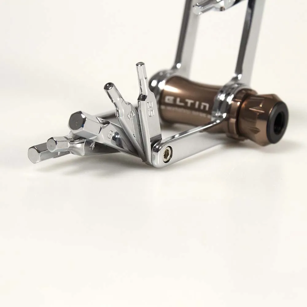 Eltin Bike 10 In 1 C02 Nozzle Multiverktyg, Silver, One Size