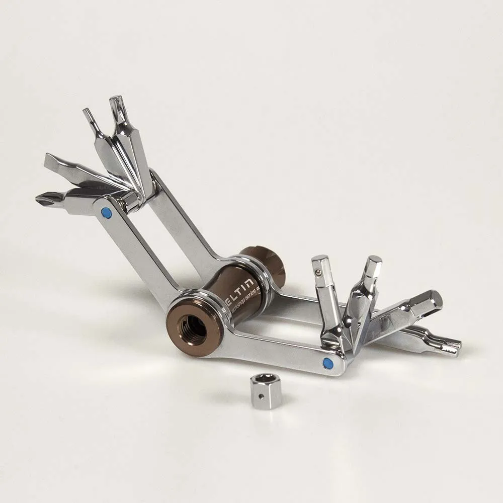 Eltin Bike 10 In 1 C02 Nozzle Multiverktyg, Silver, One Size