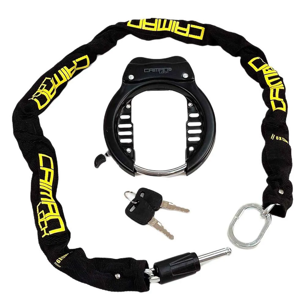 Eltin Caiman Cykelramlås, Black, One Size