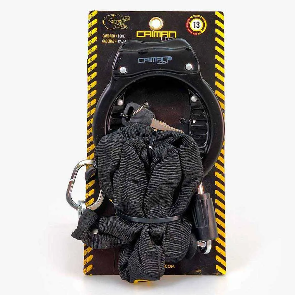 Eltin Caiman Cykelramlås, Black, One Size