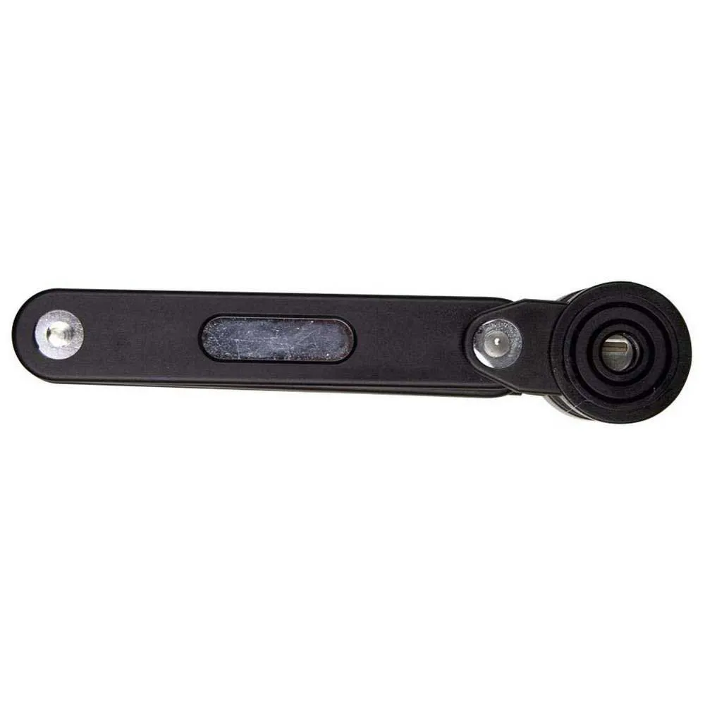 Eltin Caiman Hopfällbart Lås, Black, 220 x 780mm