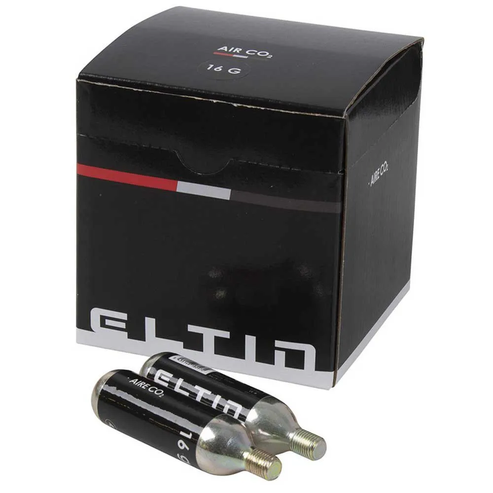 Eltin Co2-patron 22 Enheter, Black / silver, 16g