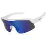 Pearl white / blue