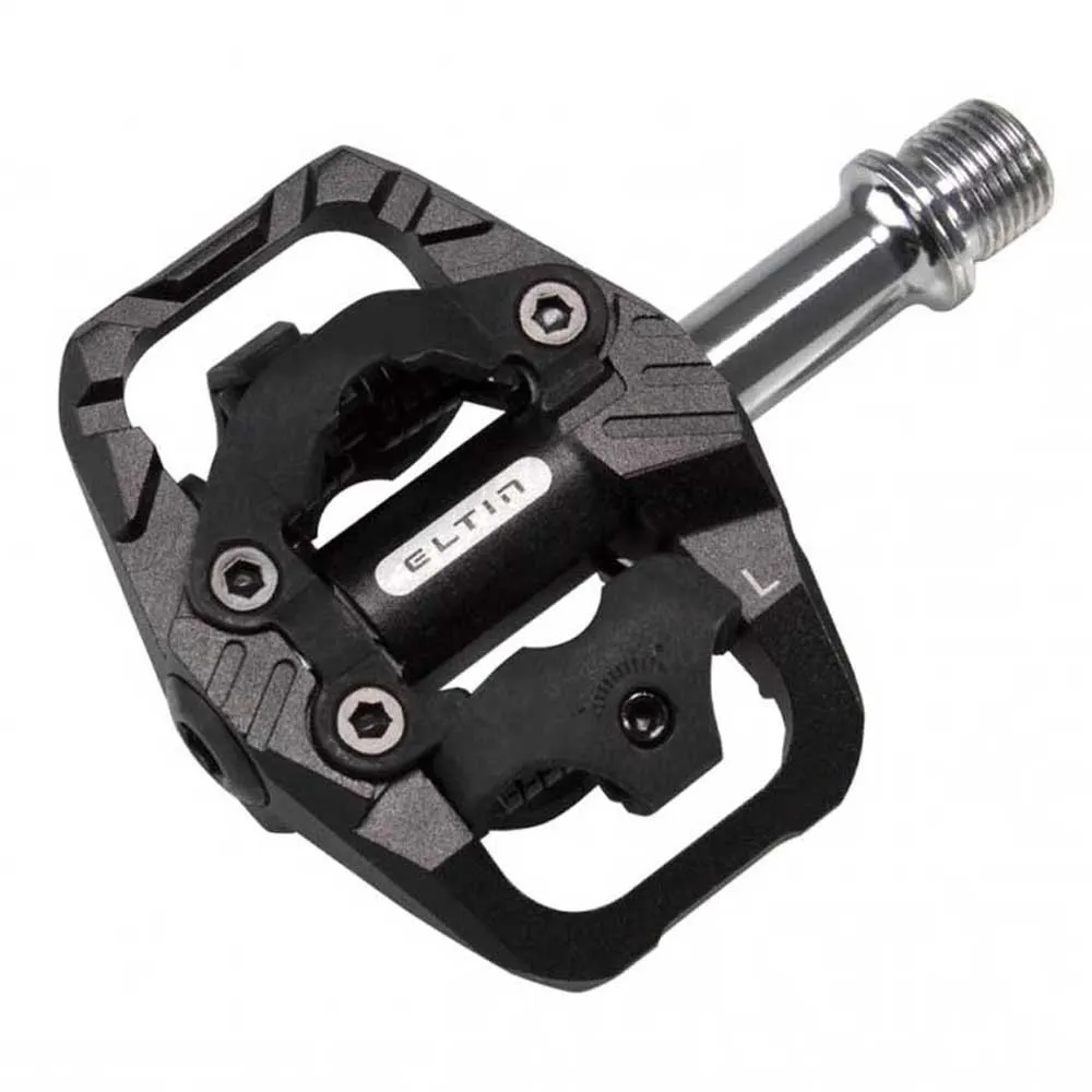 Eltin Mtb Spd Cykelpedaler, Black, One Size