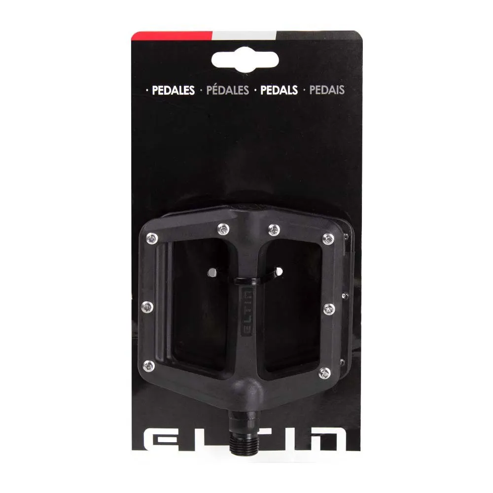 Eltin Platform Pins Cykelpedaler, Black, One Size