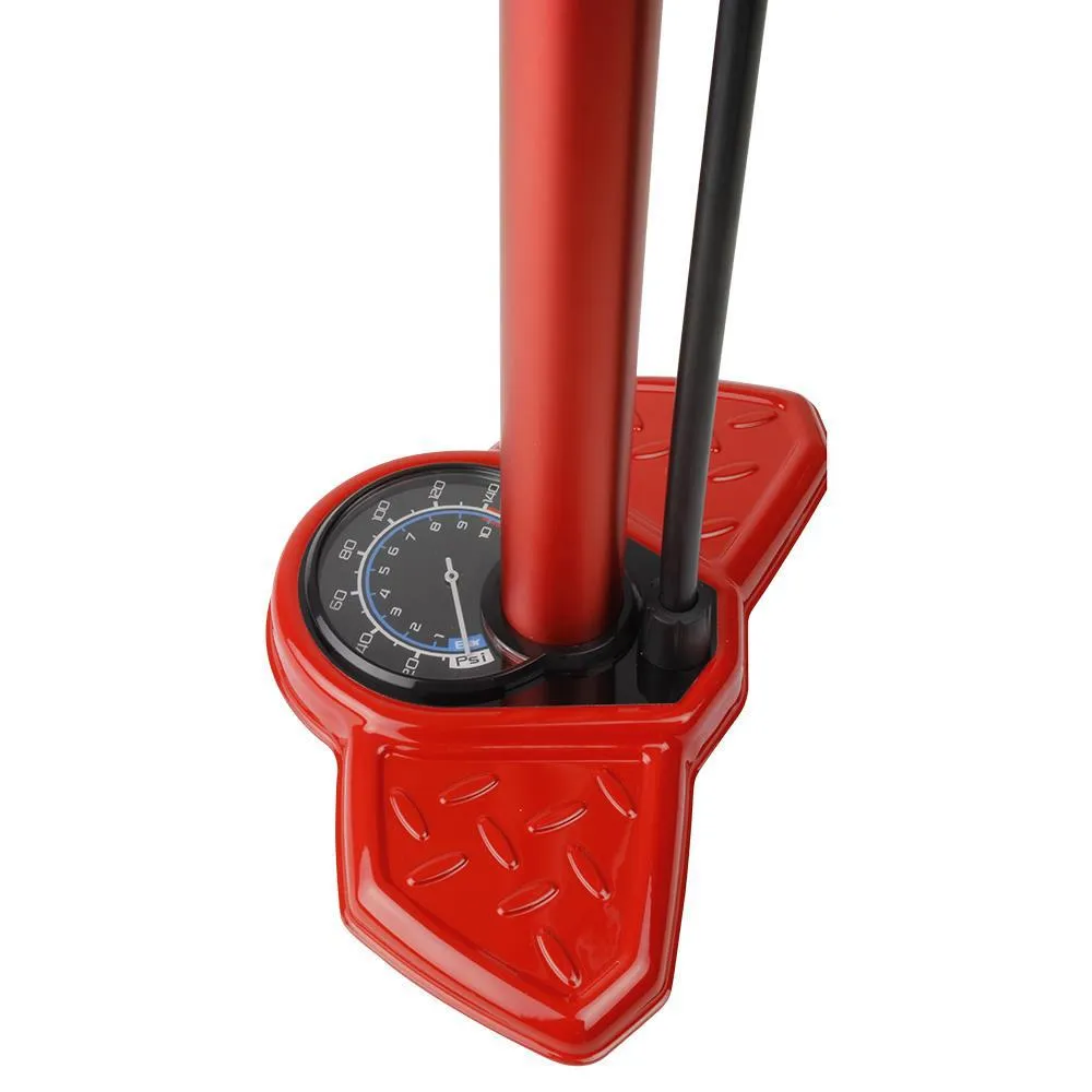 Eltin Premium Workshop Cykelpump, Red, 120psi
