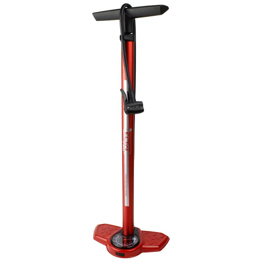 Eltin Premium Workshop Cykelpump, Red, 120psi