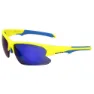 Eltin Puk Mirror Solglasögon, Yellow / blue, Blue Mirror/CAT3