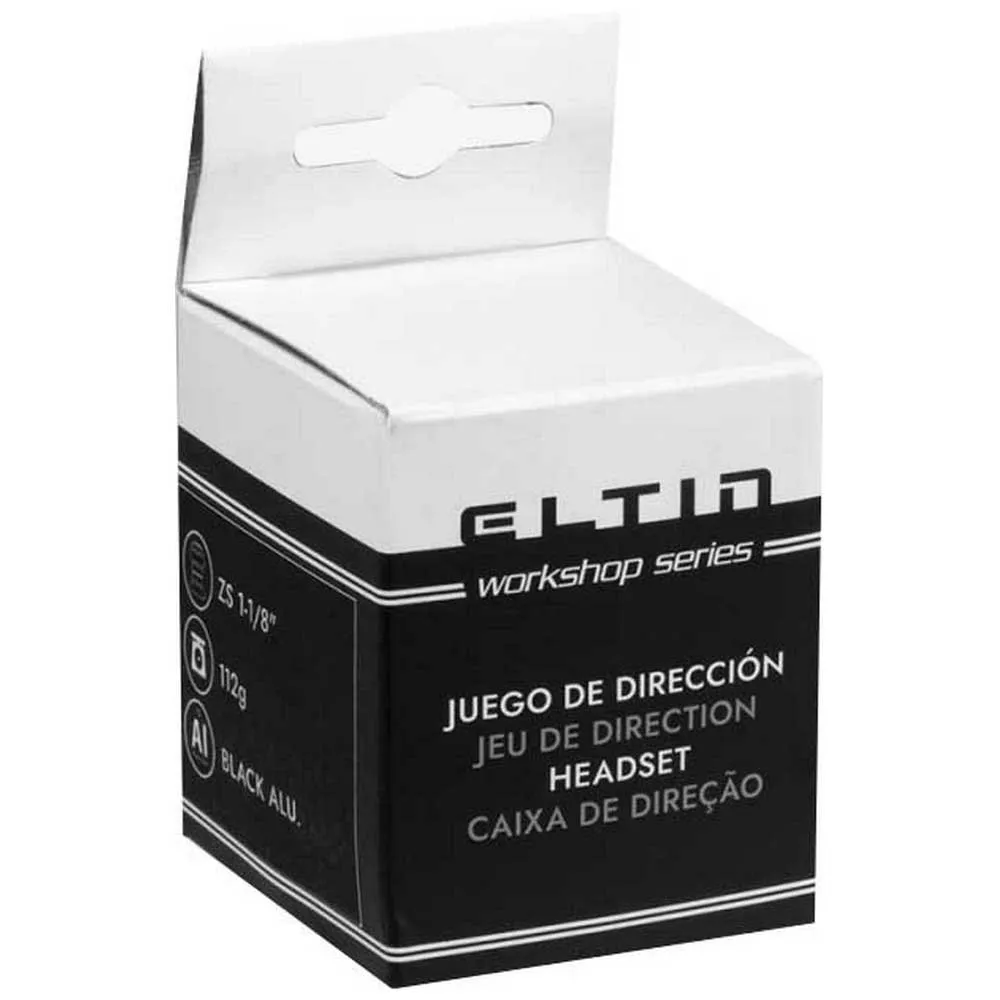 Eltin Zs 1-1/8´´-1.5´´ Steel Semi-integrerat Headset, Black, One Size
