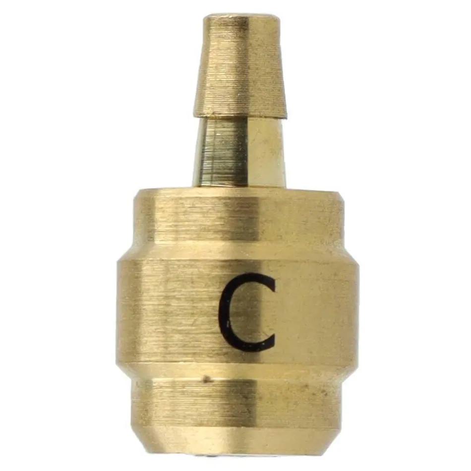 ELVEDES 2.5-5.5 Mm Type C Olivnålssats 10 Enheter, Gold, One Size