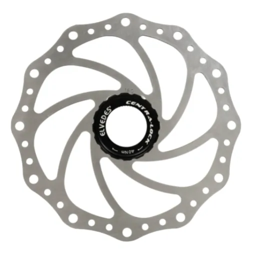 ELVEDES Bromsskiva 180 mm. Centerlock, Silver, 180mm ELVEDES Bromsskiva 180 mm. Centerlock, Silver, 180mm