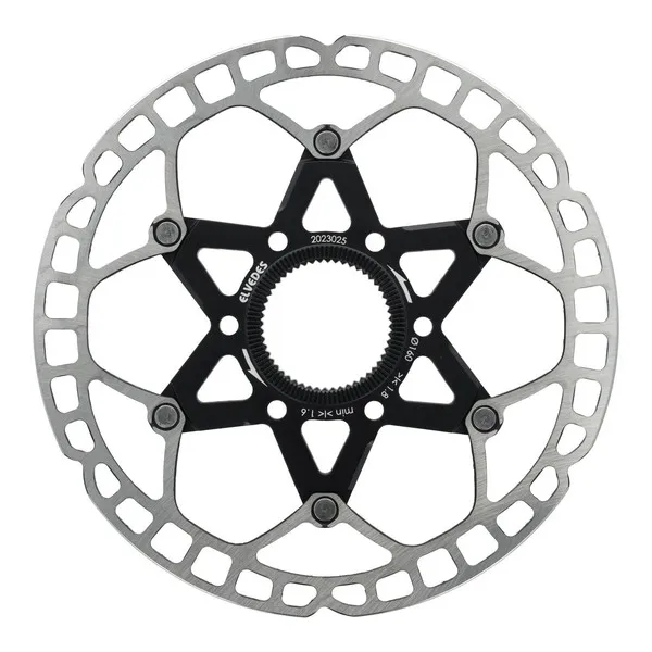 ELVEDES Centerlock 1.8 Mm Bromsskiva, Silver / black, 160mm ELVEDES Centerlock 1.8 Mm Bromsskiva, Silver / black, 160mm