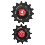 ELVEDES Ceramic 12/14s Trisshjulssats För Cykel, Black / red, One Size