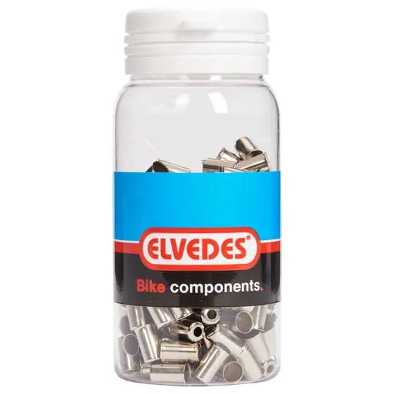 ELVEDES Cnc Kabelhylsa 200 Enheter, Silver, 5mm ELVEDES Cnc Kabelhylsa 200 Enheter, Silver, 5mm