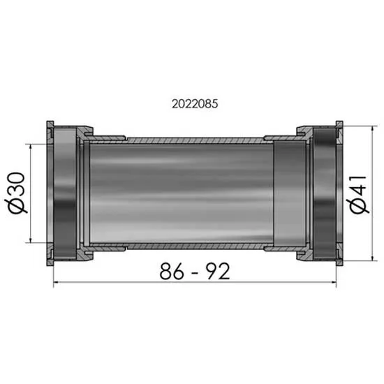 ELVEDES Press Fit Bb86/92 41mm Vevlagerskoppar, Black, 30mm, 86-92mm ELVEDES Press Fit Bb86/92 41mm Vevlagerskoppar, Black, 30mm, 86-92mm
