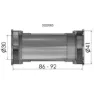 ELVEDES Press Fit Bb86/92 41mm Vevlagerskoppar, Black, 30mm, 86-92mm