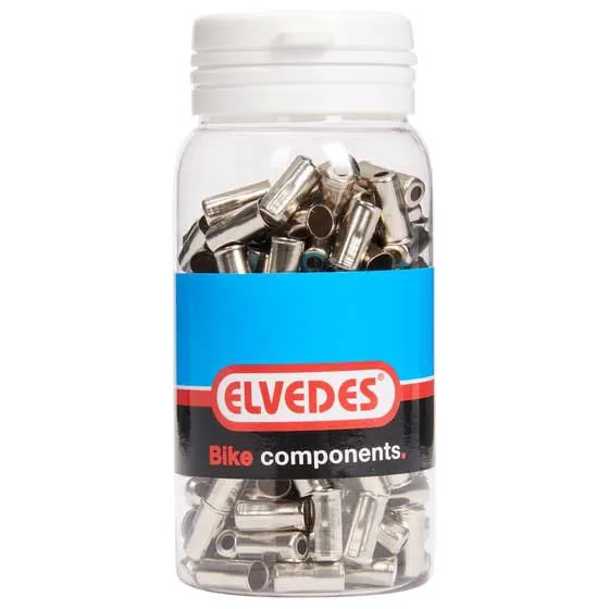 ELVEDES Push Fit Kabelhylsa 200 Enheter, Silver, 5mm ELVEDES Push Fit Kabelhylsa 200 Enheter, Silver, 5mm