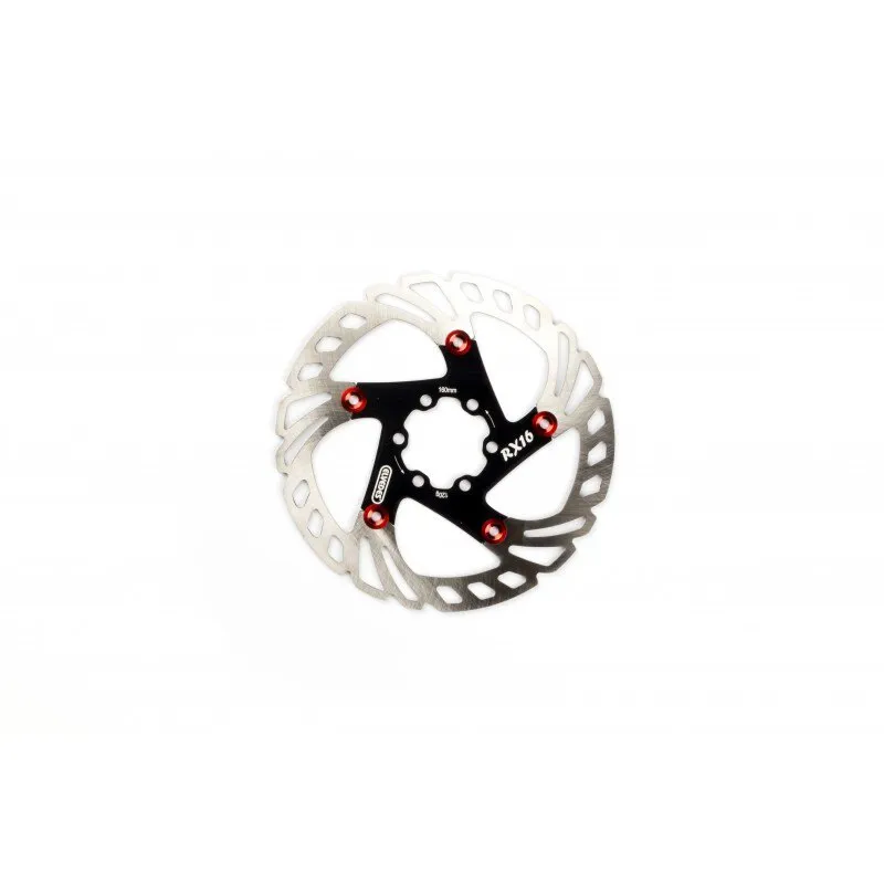 ELVEDES Rx16 Bromsskiva, Black / red, 160mm