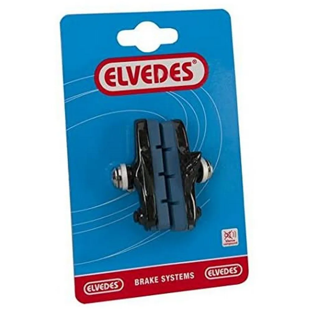 ELVEDES Shimano Carbon 55 Mm Kompletta Fälgbromsbelägg, Black, One Size