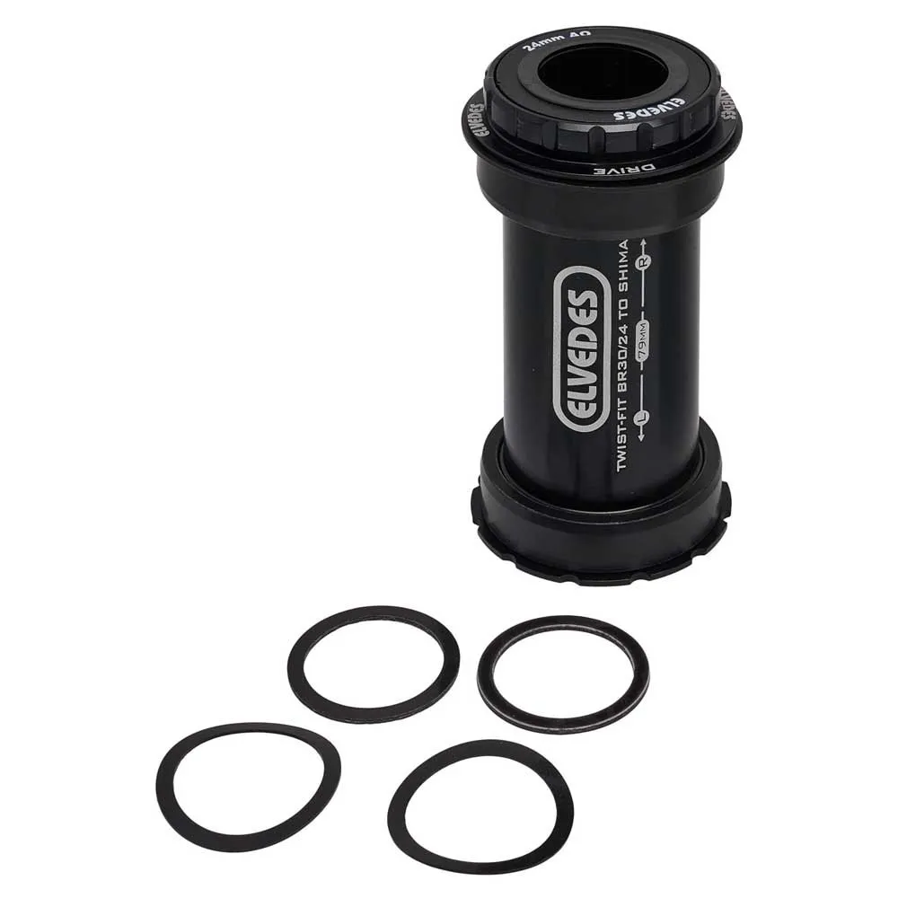 ELVEDES Shimano Cervelo Vevlagerskoppar, Black, 79mm