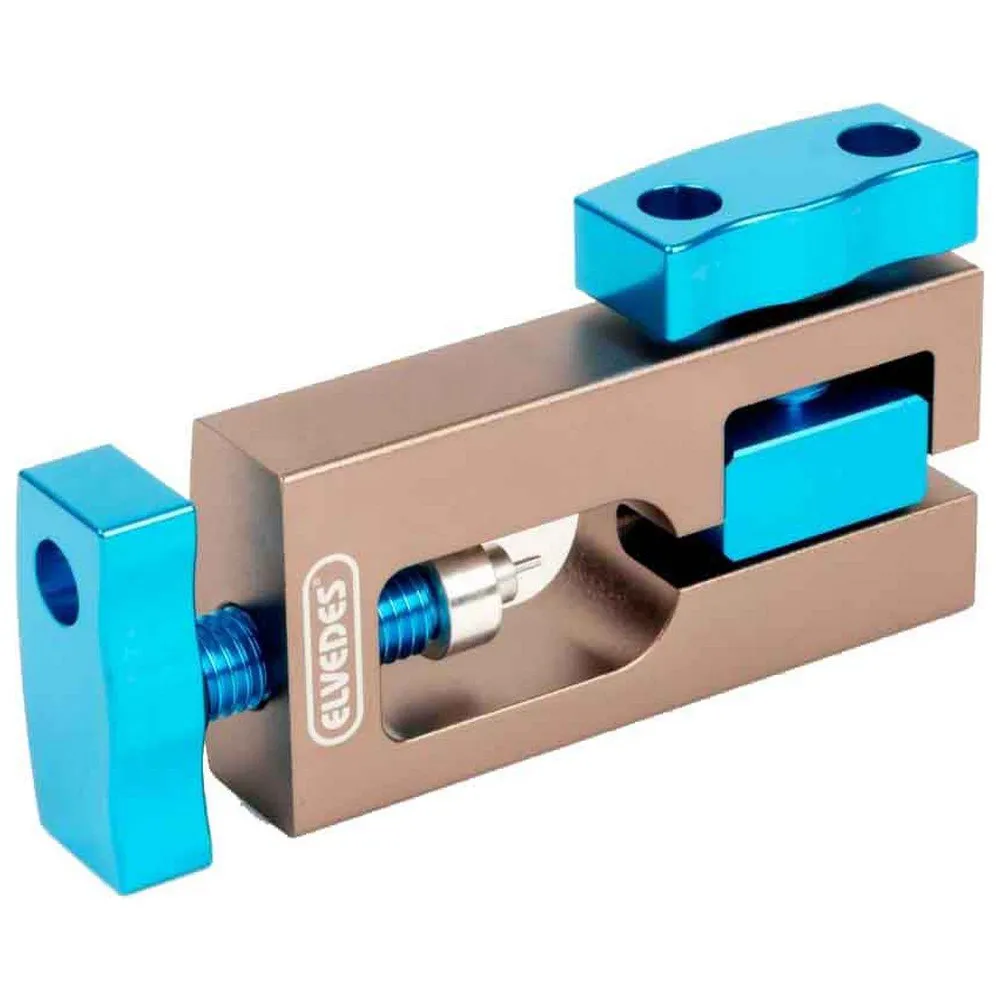 ELVEDES Skruvstäd För Koppling Av Hydrauliska Bromsslangskopplingar, Blue, One Size
