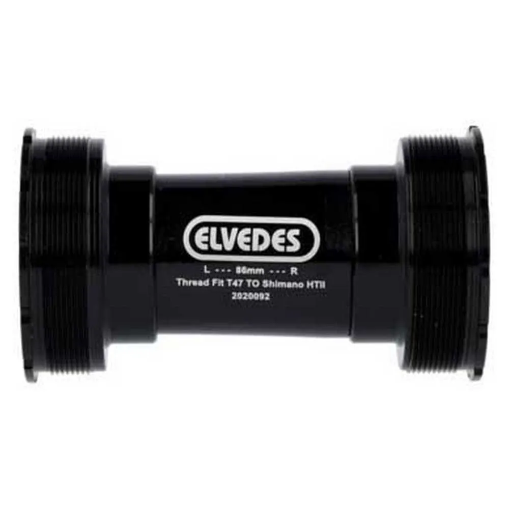 ELVEDES T47 Cervélo Shimano 24 Mm Vevlagerskoppar, Black, 68mm, 47mm