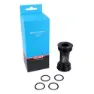 ELVEDES T47 Cervélo Shimano 24 Mm Vevlagerskoppar, Black, 68mm, 47mm