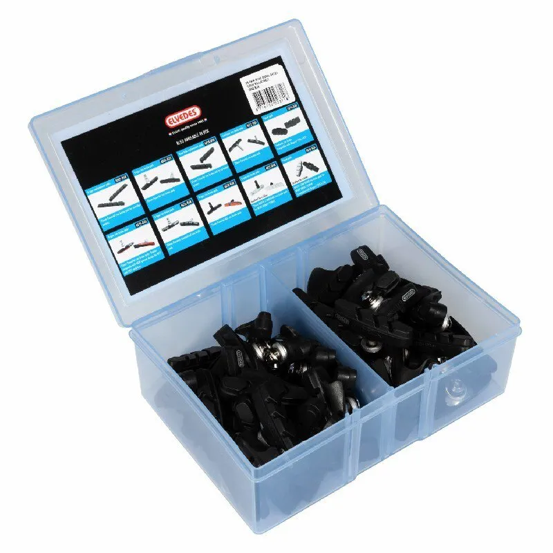 ELVEDES Universal Kompletta Fälgbromsbelägg 25 Par, Black, One Size ELVEDES Universal Kompletta Fälgbromsbelägg 25 Par, Black, One Size