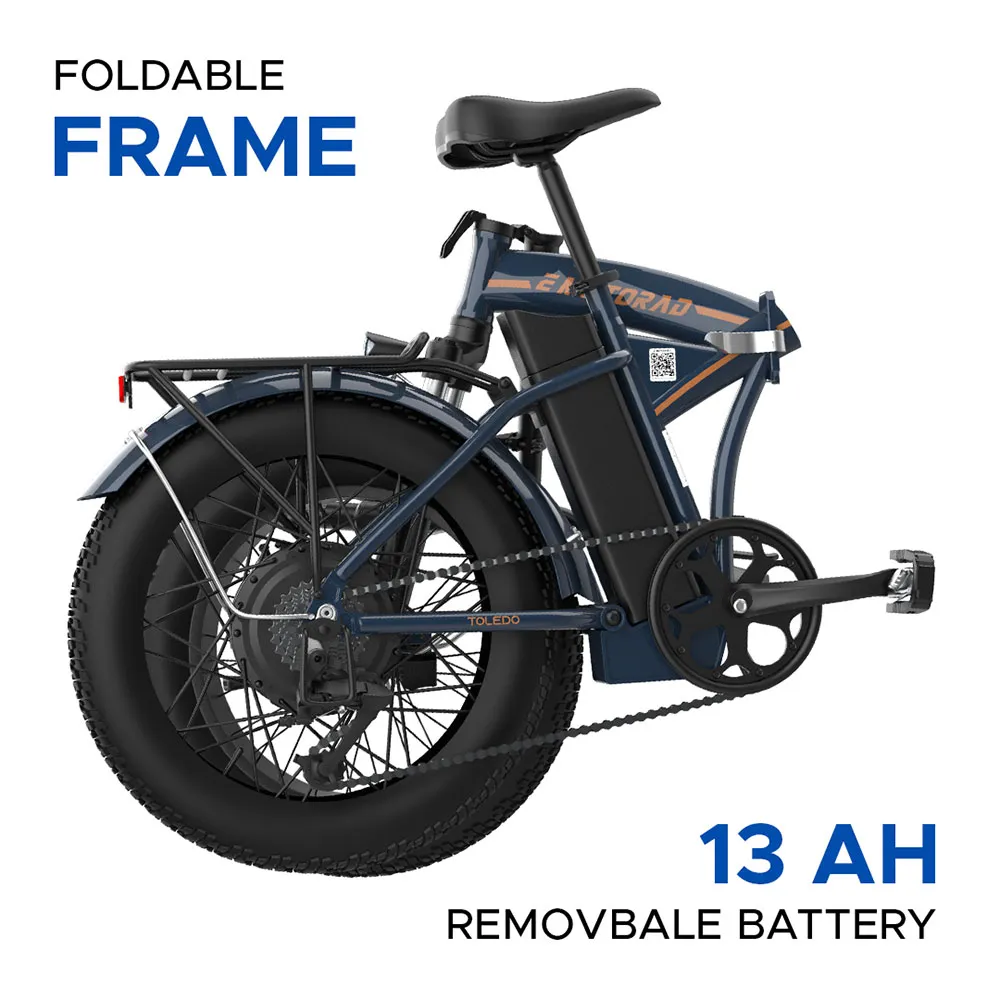 Emotorad Toledo Hopvikbar Elcykel