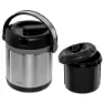 Emsa 509244 1.2l Termosflaska, Silver / black, One Size