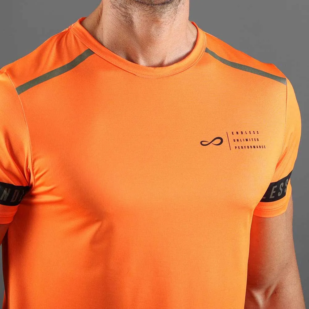 Endless Ace Izzy T-shirt Med Korta ärmar male, Orange