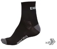 Endura BaaBaa Merino 2 Pack Strumpor Endura BaaBaa Merino 2 Pack Strumpor