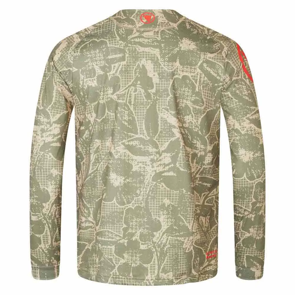 Endura Grid Floral Ltd Långärmad Endurotröja