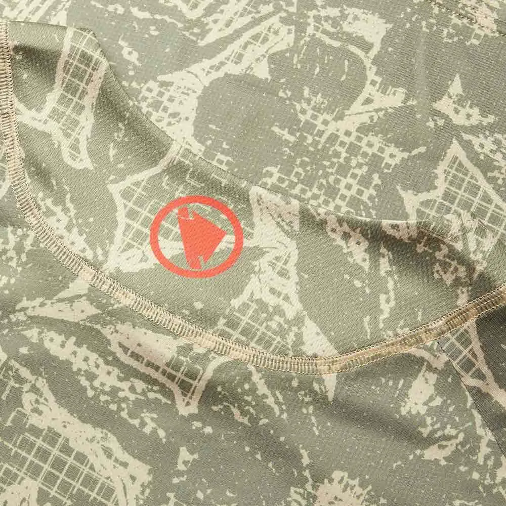 Endura Grid Floral Ltd Långärmad Endurotröja