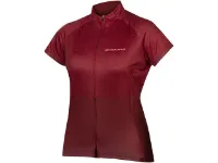 Endura Hummvee Ray cykeltröja bordeaux dam Endura Hummvee Ray cykeltröja bordeaux dam