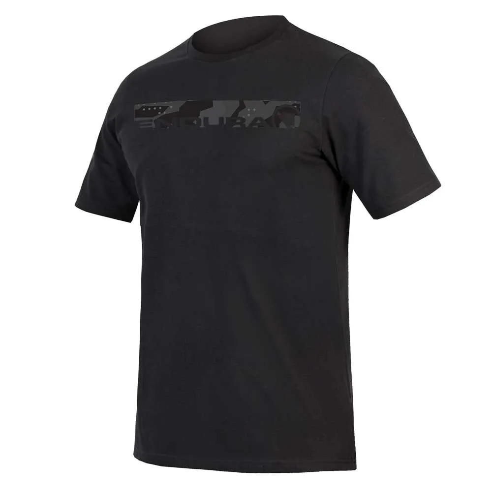 Endura One Clan Organic Camo T-shirt Med Korta ärmar, Black, XS